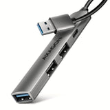 EAN 8595247909329 - Axagon HUB USB HUE-STA, 4x USB ALU STRIP hub, 1x USB-A 5Gbps, 2x USB-A & 1x USB-C 480Mbps, kabel USB-A 12 imagen 1