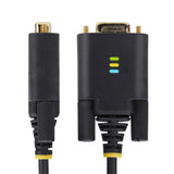 Startech.Com 1p10ffcn-Usb-Serial Cable De Serie Negro 3 M Usb Tipo A Db-9