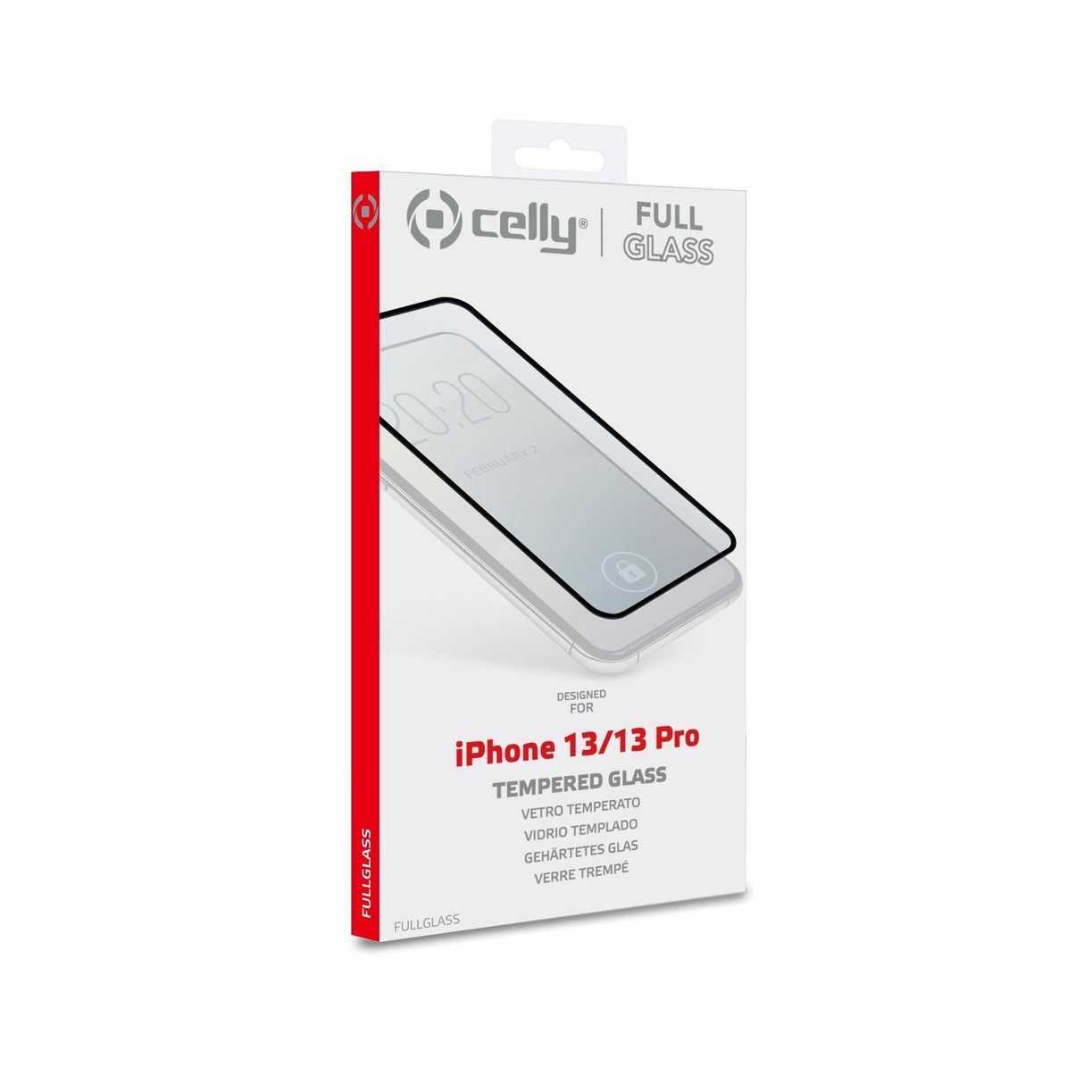 Celly Full Glass Protector De Pantalla Iphone 13, Iphone 13 Pro