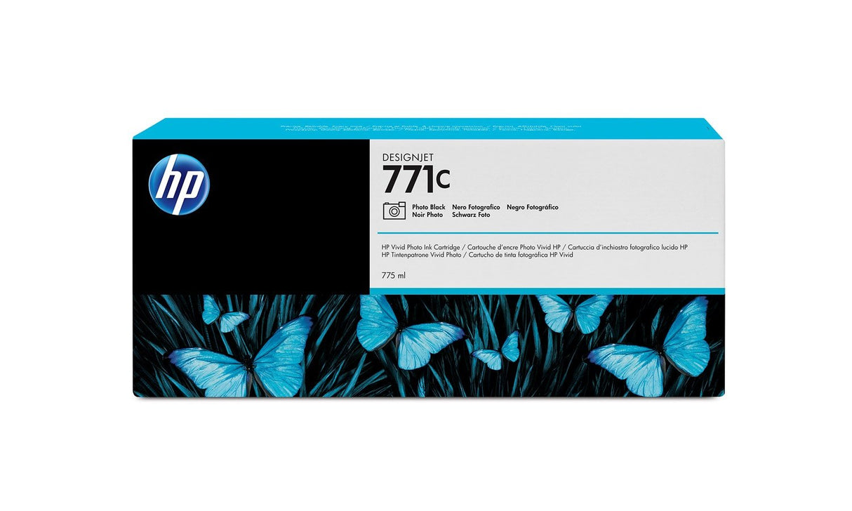 EAN 0887111300584 - HP 771C 775-ml Photo Black DesignJet Ink Cartridge cabeza de impresora Inyección de tinta térmica imagen 1