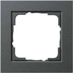 EAN 4010337211235 - GIRA 1734755 placa de pared y cubierta de interruptor Antracita imagen 1