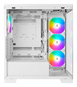 Azza Pc Gaming Caja Midi Cove 570w Usb 2 3 Type C Blanco