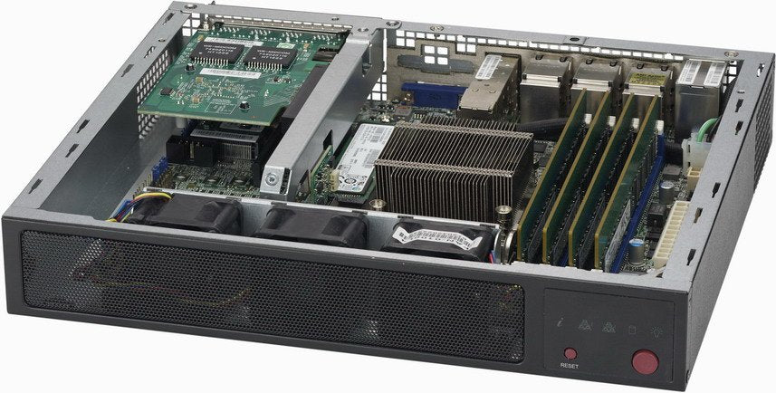 Supermicro Cse-E300 Carcasa De Ordenador Estante Negro