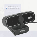 EAN 8435364319949 - iggual USB 4K UHD WC3840 Business Pro View cámara web 8 MP 3840 x 2160 Pixeles Negro imagen 10