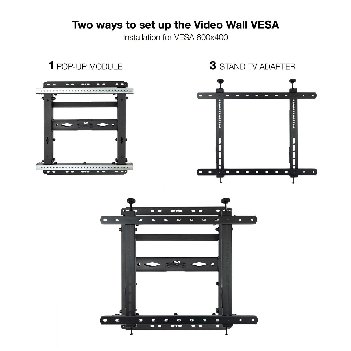 Soporte Video Wall Pared Pantallas 45-70"
