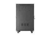 Lanberg Rack Cabinet 19" Free-Standing 24u 600x800 Flat Pack With Mesh Door Lcd Negro V2