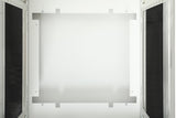 Armario De Red De 42ua Unique, 2053x800x800 Mm Puertas Perf. Dos Hojas, Sin Laterales, Gris