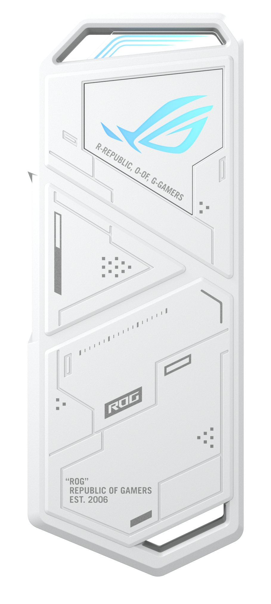 EAN 4711387563366 - ASUS ROG Strix Arion White Edition Caja externa para unidad de estado sólido (SSD) Blanco M.2 imagen 1