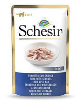 Comida Húmeda Para Gatos Schesir In Jelly Tuna With Seabass  85 G