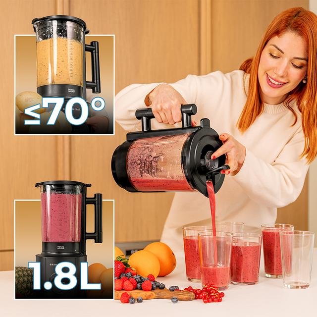EAN 8435484039864 - Cecotec 03986 licuadora 1,8 L Batidora de vaso 2700 W Negro imagen 10