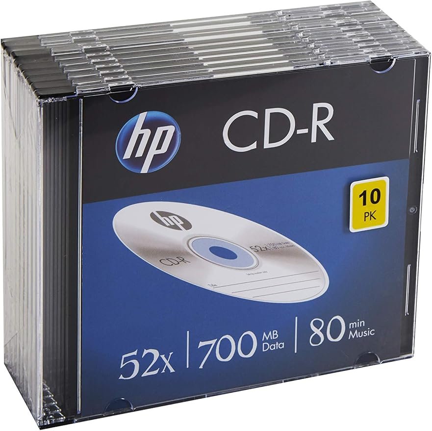 EAN 4710212145319 - HP CRE00085 CD en blanco CD-R 700 MB 52x 10 pieza(s) imagen 1