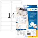 Direcciones Herma. Esquinas De Papel Redondas De 102x38 Mm 280 Piezas.