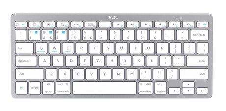 EAN 8713439246544 - Trust 24654 teclado Oficina QWERTY Español Plata, Blanco imagen 3