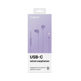 Auriculares Cable Usb-C Morado