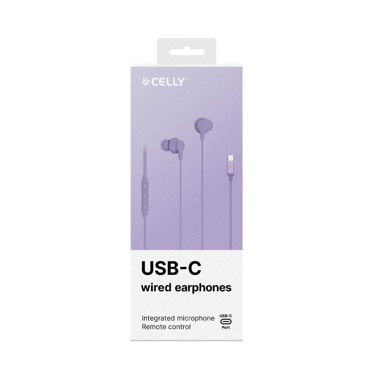 Auriculares Cable Usb-C Morado