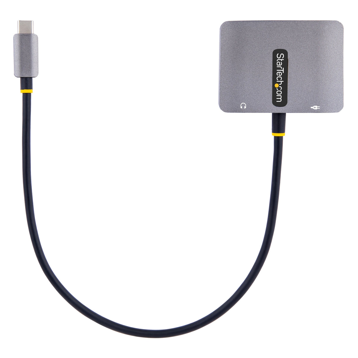 Startech Adaptador Usb Tipo C A Hdmi Vga Con Salida De Audio De 3,5mm, Hdr 4k A 60hz, Pd 3.0 De 100w
