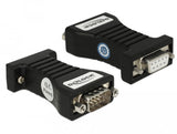 EAN 4043619639687 - DeLOCK 63968 convertidor, repetidor y aislador en serie RS-232 Negro imagen 1