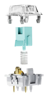 Teclado Español Newskill Gaming Ns-Kb-Serikev2-Tkl-Ivo  Usb Qwerty  Blanco