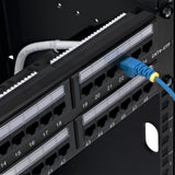 Panel De Parcheo 2u De 48 Puertos Cat6 Rj45 - Utp -Tipo 110