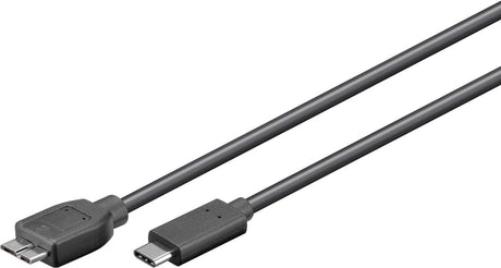 EAN 5712505644768 - Microconnect USB3.1CAMIB3.01 cable USB USB 3.2 Gen 1 (3.1 Gen 1) 1 m USB C Micro-USB B Negro imagen 1