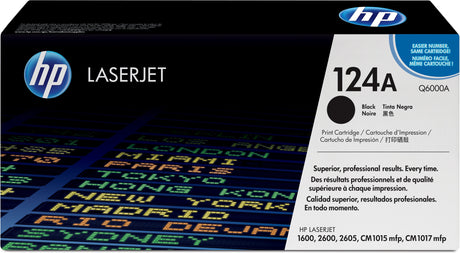 EAN 0829160412412 - HP 124A Black Original LaserJet Toner Cartridge cartucho de tóner 1 pieza(s) imagen 2