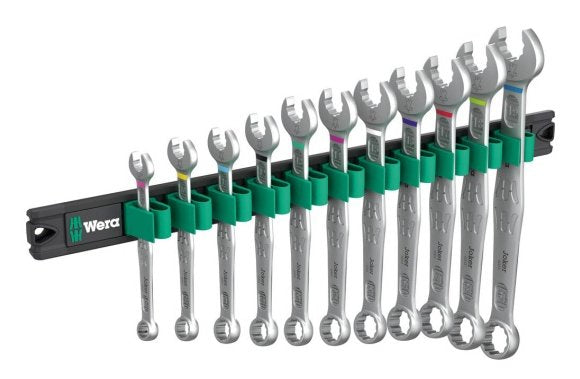 Wera 9640 Banda Magnética 6003 Joker 1, 11 Piezas, Juego De Llaves Combinadas 5020233001