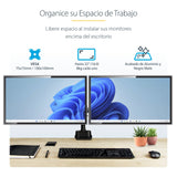 EAN 65030892537 - StarTech.com ARMDUALPIVOT soporte para monitor 81,3 cm (32") Escritorio Negro imagen 12