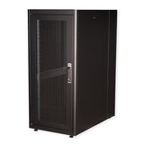 Roline 19-Zoll Serverschrank Basic 26 He, 600x1000 Bxt Perforiert Schwarz