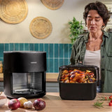 EAN 8435771915888 - Cecotec Cecofry&Grill Duoheat 6500 Sencillo 6,5 L Independiente 2200 W Freidora de aire caliente Negro imagen 12