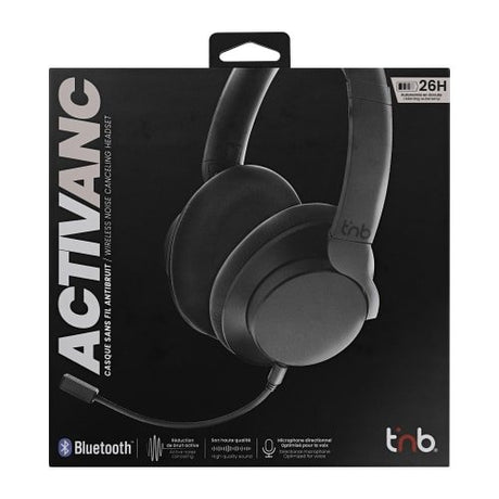 EAN 3303170116159 - T'nB ACTIVANC auricular y casco Auriculares Inalámbrico y alámbrico Diadema Llamadas/Música Bluetooth Neg imagen 7