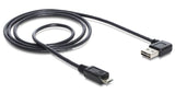 Delock Cable Easy-Usb 2.0-A Male Angled A Usb 2.0 Micro-B 2m