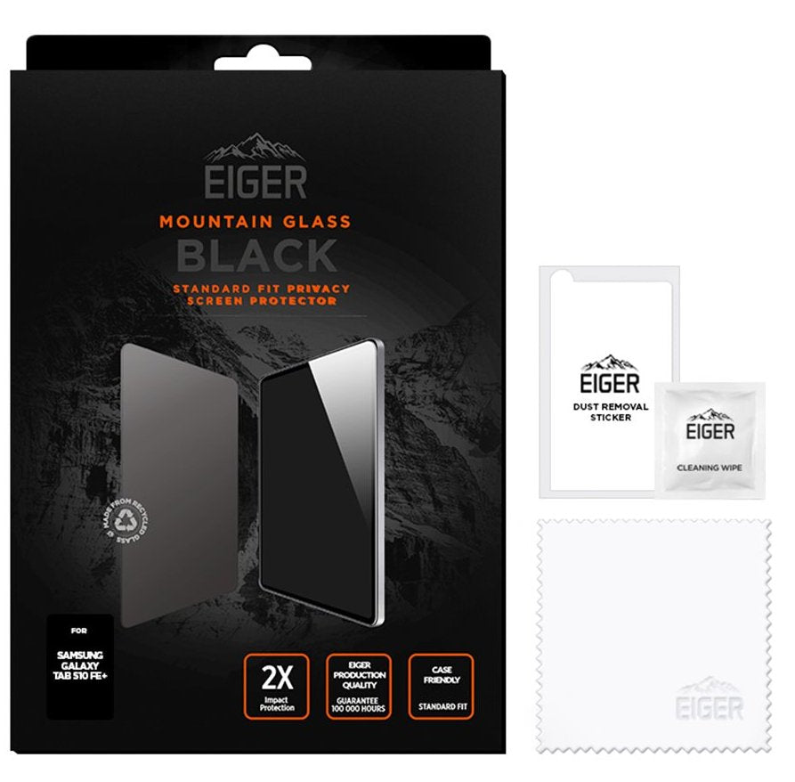 Eiger Sp Mountain Black Privacy Galaxy Tab S10 Fe+