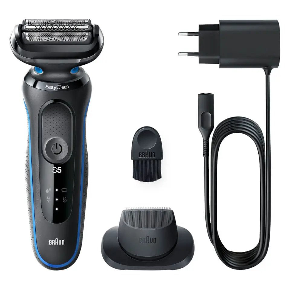 EAN 4210201432630 - Braun Series 5 51-B1200S Máquina de afeitar de láminas Recortadora Azul imagen 1