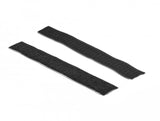 Delock Cinta De Velcro Autoadhesiva Con Adhesivo Y Cinta De Bucle L 5 Mx W 25 Mm Negro