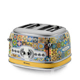 Ariete 4-Schlitz-Toaster Positano (Mehrfarbig, 1.630 Watt, Para 4 Scheiben Toast) 0156po