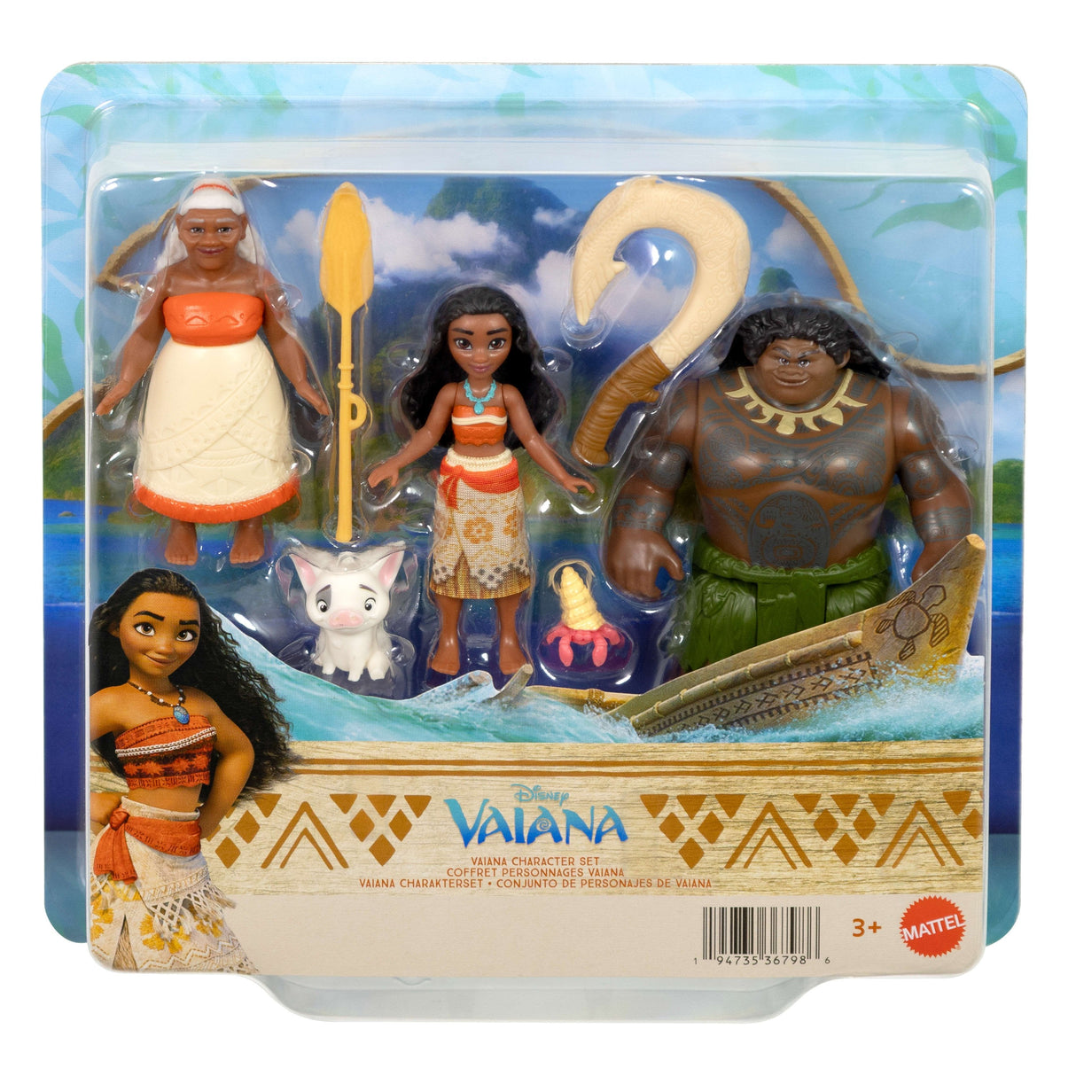 Blister Figuras Vaiana Moana Disney