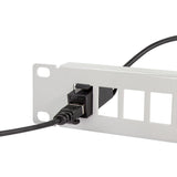 Acoplamiento Keystone Logilink 2x Rj45 Utp, Cat.5e, Negro