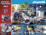 Playmobil Ciudad Helicoptero De Policia Persecucion Del Vehiculo Huido