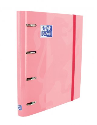 Oxford Carpeta De Anillas 4 X 35mm Europeanbinder C/Recambio 100h A4+ 5x5 Cierre C/Goma C/Surtidos