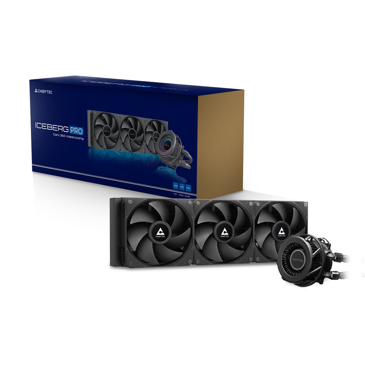 Chieftec Iceberg Pro 360 Dark (Negro) Clc-360-Vrm-Blk