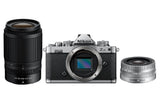 Cámara Evil Nikon Z Fc Con Objetivos Dx 16-50mm Vr Y Dx 50-250 Vr - Negro Plata