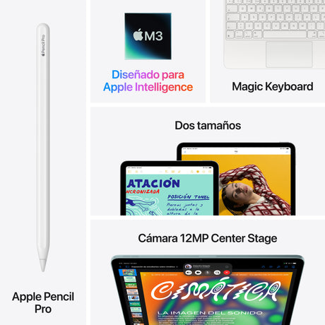 EAN 0195949998959 - Apple iPad Air Apple M 256 GB 27,9 cm (11") 8 GB Wi-Fi 6E (802.11ax) iPadOS 18 Púrpura imagen 9