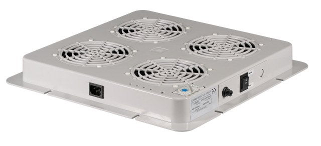 Einbaulüfter Mit 4 Lüftern Pro Netzwerkschränke (Ral9005)