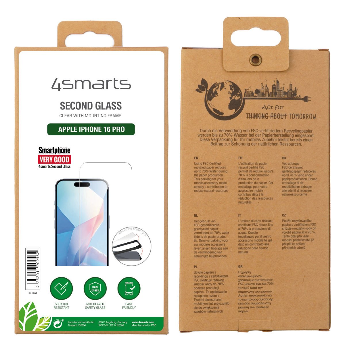 EAN 4252011909582 - 4smarts 541201 protector de pantalla o trasero para teléfono móvil Apple 1 pieza(s) imagen 7