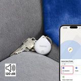 Localizador Hama Find My Antiperdida Para Apple - Bluetooth - Policarbonato Y Silicona - Autonomia Hasta 240 Dias -
