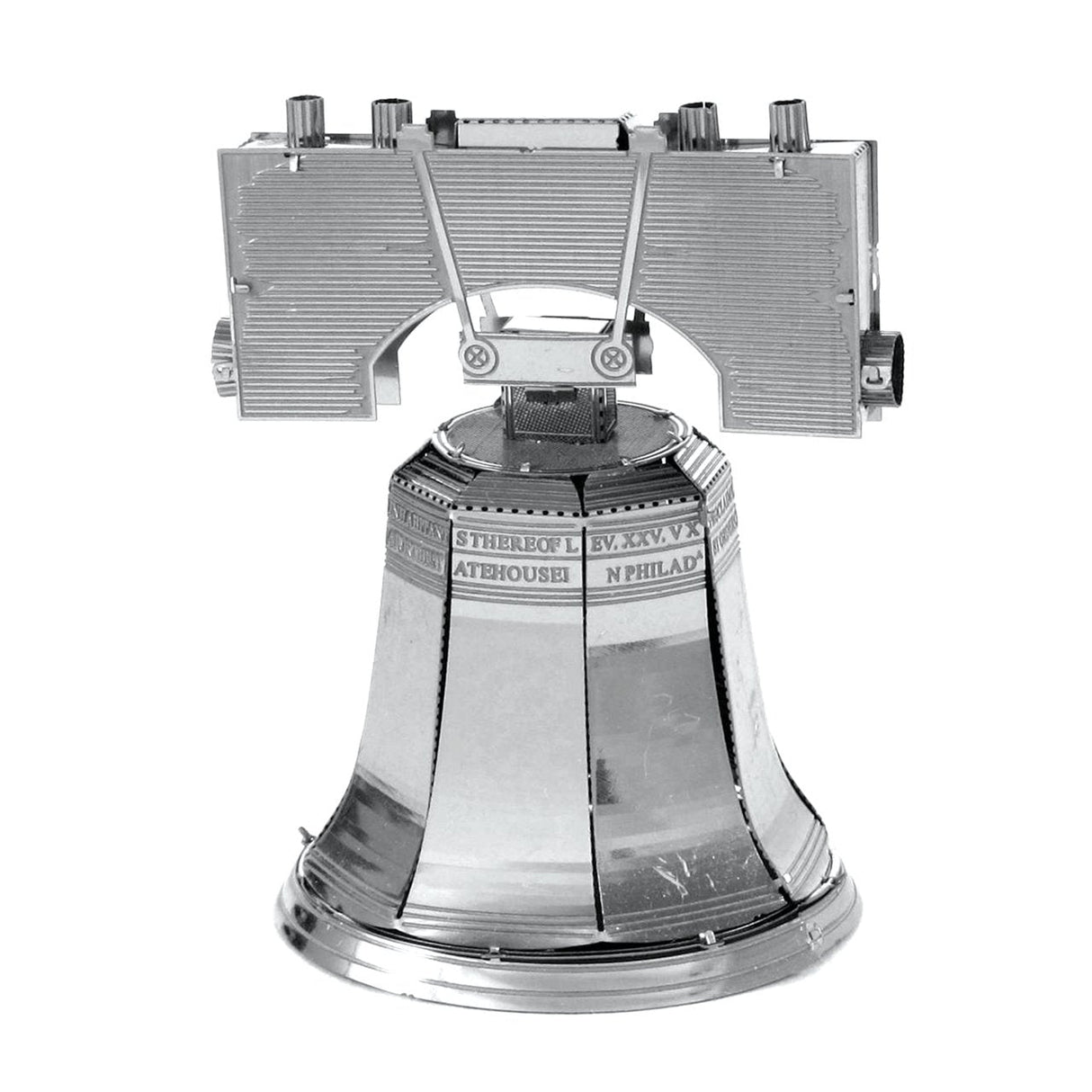 Maqueta 3d Metal Fascinations Liberty Bell Philadelphia Montaje Sin Pegamento Ni Soldadura
