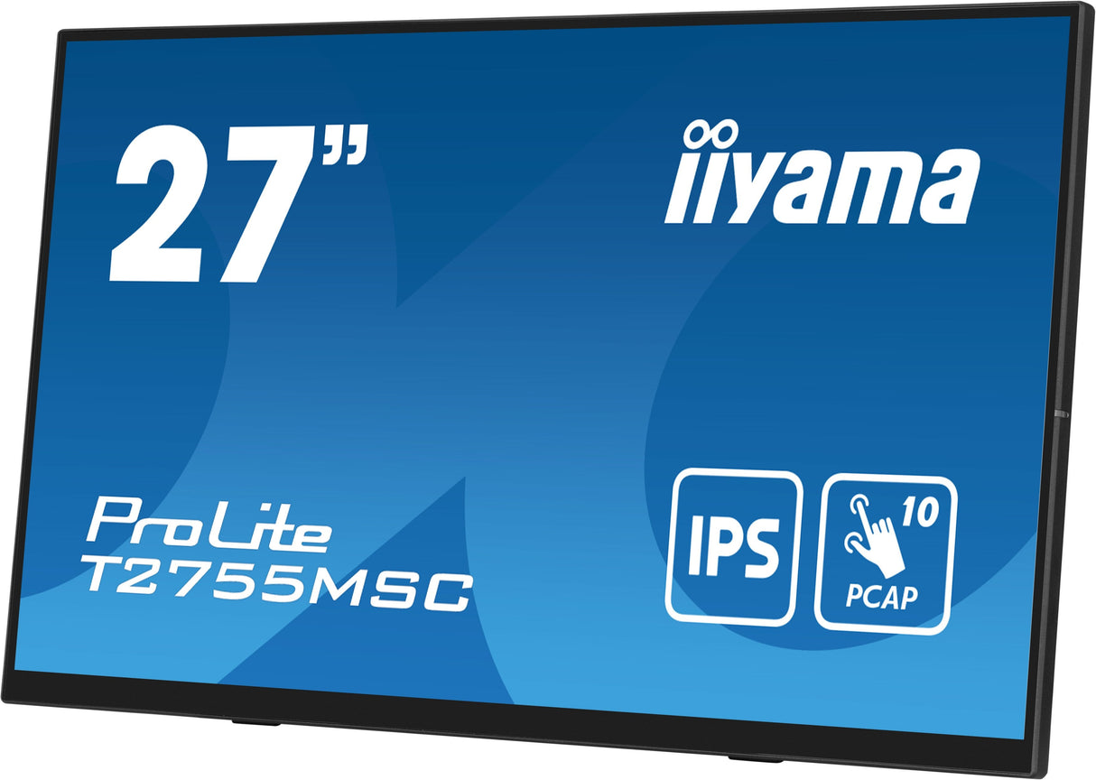 Monitor Iiyama 68.6cm 27" T2755msc-B1 16:9 M-Touch Hdmi+Dp Webcam Retail