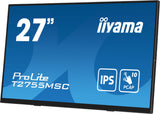 Monitor Iiyama 68.6cm 27" T2755msc-B1 16:9 M-Touch Hdmi+Dp Webcam Retail