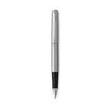 Parker Jotter Pluma Estilográfica Negro, Acero Inoxidable 1 Pieza(S)