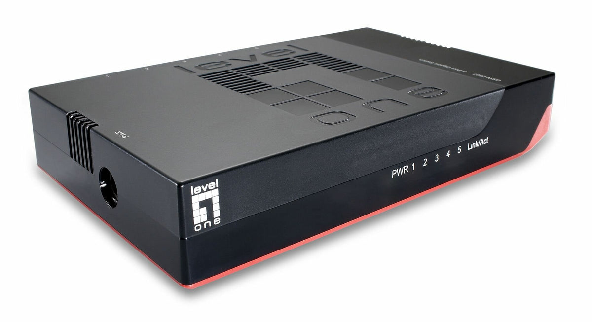 EAN 0878742003647 - LevelOne GSW-0507 switch No administrado Gigabit Ethernet (10/100/1000) Negro, Rojo imagen 1